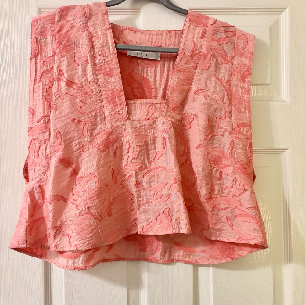 IRO Coral Textured Blouse